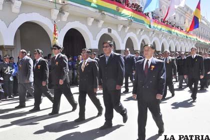Jefes y directores del Gobierno Autónomo Municipal de Oruro
