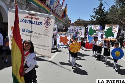 Diversidad en la iniciativa para festejar a Bolivia