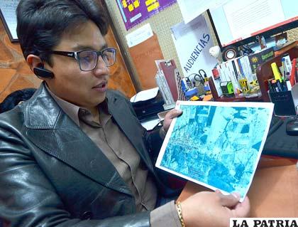 Frank Campero, presentará el croquis de donde están los restos de Marcelo Quiroga /APG
