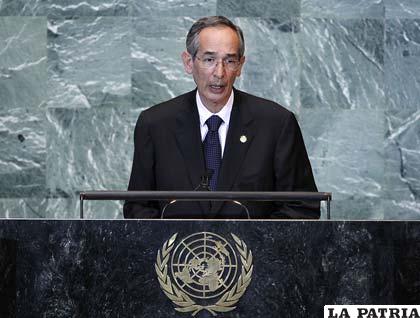 Ex presidente de la República de Guatemala, Álvaro Colom Caballeros, jefe de la Misión de Observación de la OEA /starmedia.com