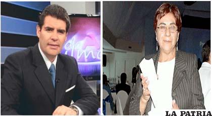 John Arandia y Amalia Pando, periodistas despedidos de sus medios /erbol.com.bo
