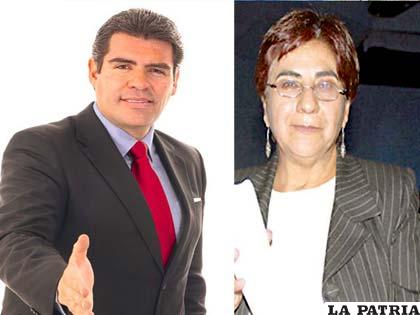 Jhonn Arandia y Amalia Pando, periodistas que reciben apoyo de organizaciones gremiales