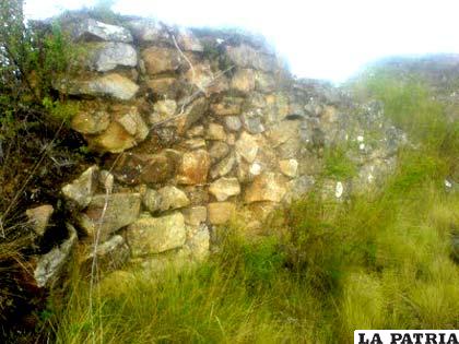 Parte de las ruinas en Merque Italaque