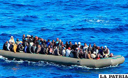 Inmigrantes rescatados en el Mediterráneo /hispantv.com