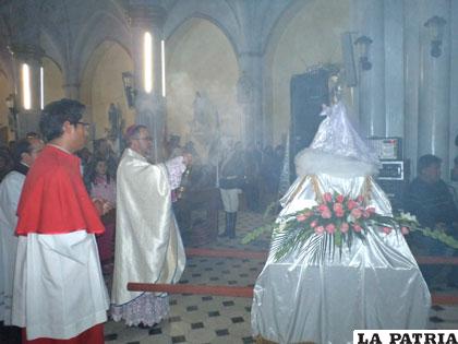 Eucaristía en honor a la Virgen de la Asunción Patrona de Oruro