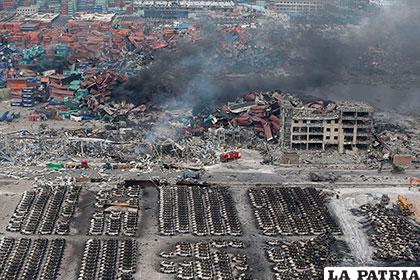 La catástrofe de Tianjin /noticias.lainformacion.com