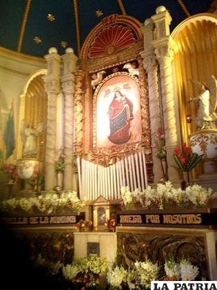 Altar del Santuario de Nuestra Señora del Socavón