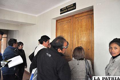 A los periodistas les cierran las puertas principalmente cuando llega el Presidente Evo Morales