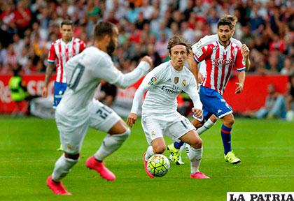 La acción del empate entre Sporting Gijón y Real Madrid (0-0) /AS.COM