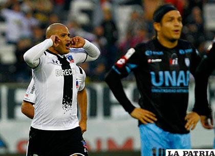 Humberto Suazo fue autor del gol de Colo Colo /rgcdn.net