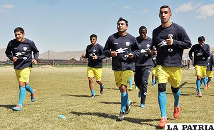 Los jugadores que jugaron el domingo, realizaron un trabajo diferenciado