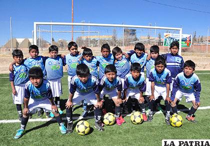 El plantel de Saavedra en la categoría Sub-7