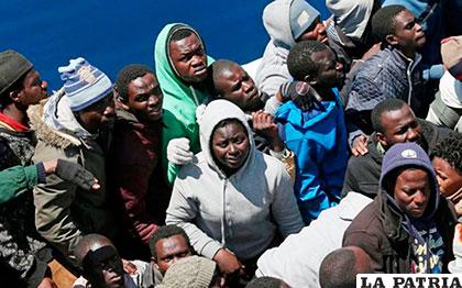 Inmigrantes nuevamente son auxiliados en el Mediterráneo /opinion.com.bo/Foto archivo