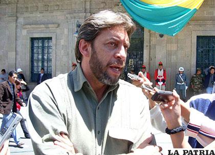Adolfo Mendoza, ex senador por el Movimiento Al Socialismo /ABI