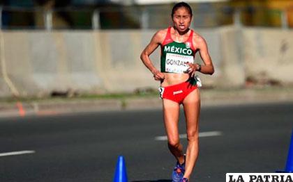 La atleta mexicana María Guadalupe Gonzales /yucatan.com.mx