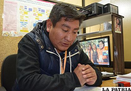 El abogado del SLIM, Misael Callihuara, lamenta el incremento de hechos de violencia sexual en Oruro