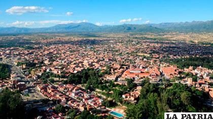 Vista panorámica de la ciudad de Tarija