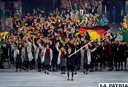 El ingreso de la delegación alemana /Getty Images