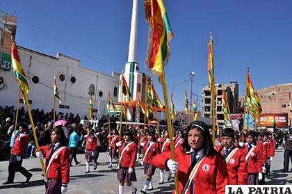 Participación de los estudiantes de la unidad educativa 