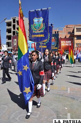 Bandera de la reivindicación marítima, U. E. San José
