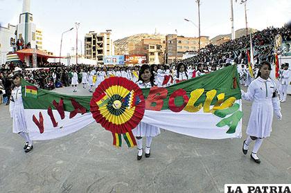 Juventud orureña, orgullo de la Patria boliviana