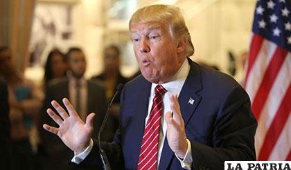 El candidato republicano a la Casa Blanca, Donald Trump