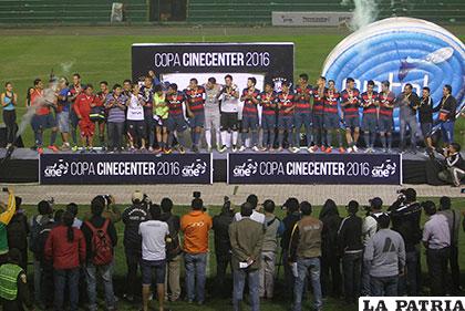 La celebración de los jugadores de Wilstermann /APG