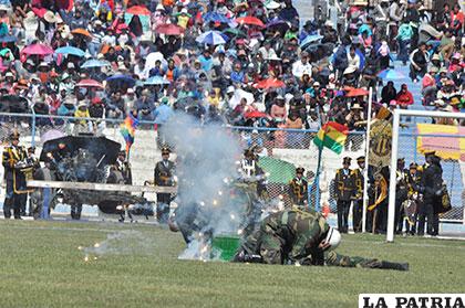 Detonaciones peligrosas que se realizaron sin problemas