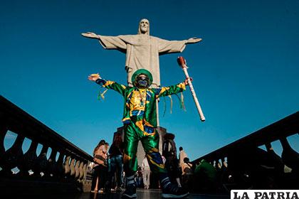 Un aficionado comparte fotografía con el Cristo Redentor más famoso de Río /AS.COM