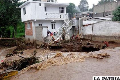 Los daños por las lluvias son significativos