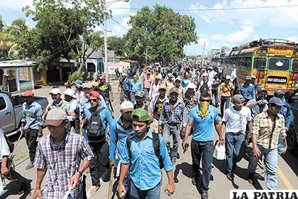 Una marcha que se generó en la ciudad de México