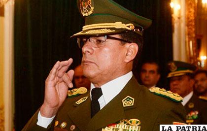 El nuevo comandante de la Policía, general René Rino Salazar Ballesteros /ANF