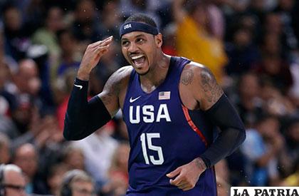 Carmelo Anthony la figura de Estados Unidos en baloncesto /larazon.es