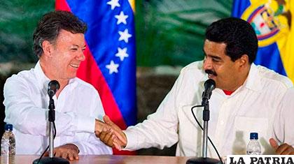 Maduro y Santos acuerdan reapertura de la frontera común