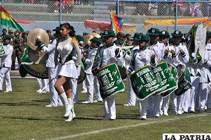 Banda del Liceo Oruro cumple 25 años de vida