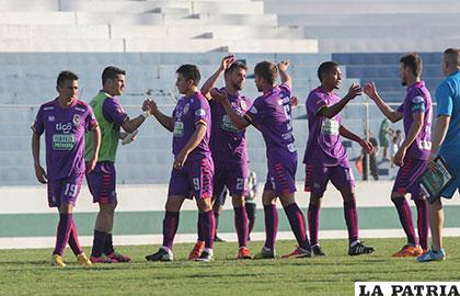 Los potosinos festejaron el empate logrado en condición de visitantes /APG