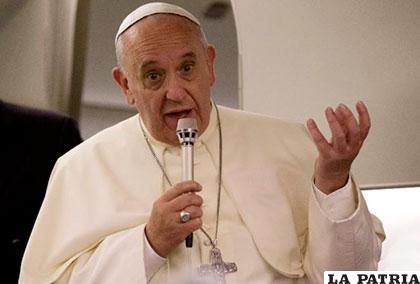 El Papa Francisco manifestó que la Iglesia necesita misioneros apasionados y solidarios /eldia.com.do