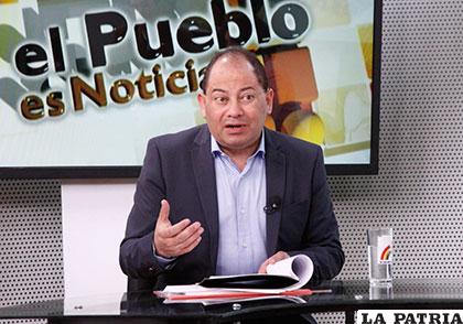 Ministro de Gobierno, Carlos Romero /ABI