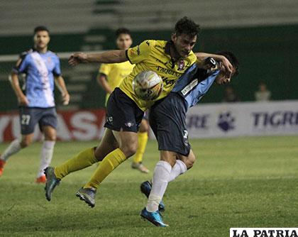 El partido por momentos tuvo bastante roce /APG