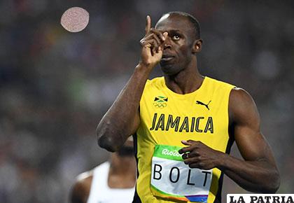Usain Bolt volvió a ganar oro en los 100 metros planos