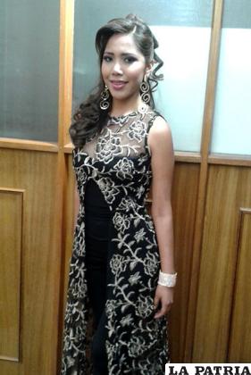 Katherine Cáceres, representante a Miss Bolivia Mundo