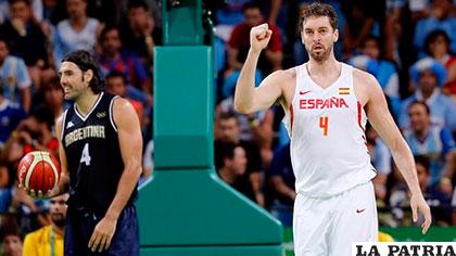 España remontó ante Argentina para vencer 92-73 /eurosport.com