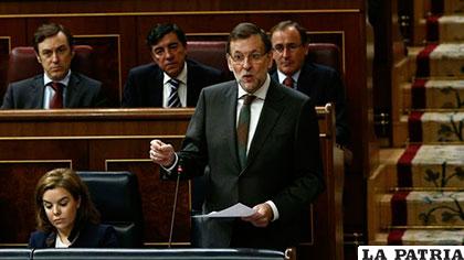 Mariano Rajoy en manos del Congreso español