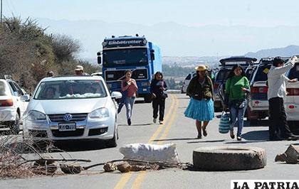 Bloqueos iniciaron el pasado 15 de agosto