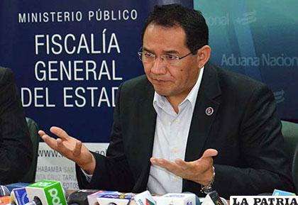 Fiscal General del Estado, Ramiro Guerrero /PANAMERICANA.BO