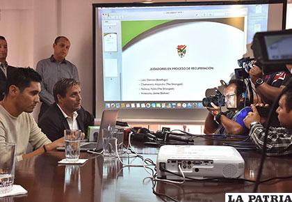 Hoyos presentó un informe técnico sobre el seguimiento a los jugadores /APG