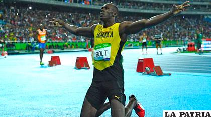 Usain Bolt logró oro en 200 metros planos /elcomercio.com