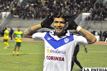 Gabriel Ríos, autor del segundo gol de los 