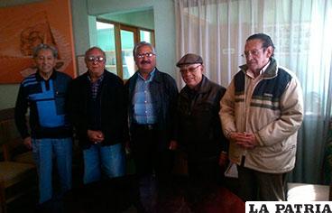 La nueva directiva de la Asociación de Periodistas de Oruro