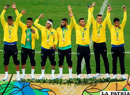 Los brasileños se colgaron la medalla dorada en fútbol